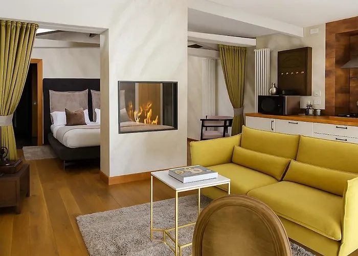 公寓 Rubino Fireplace & Water View - By Sleep In Murano *